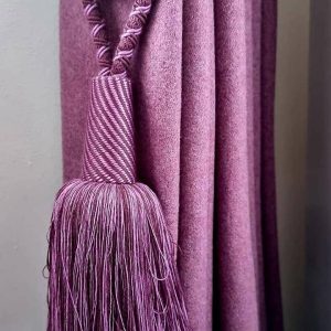 Pure Wool Interlined Double Width Curtains